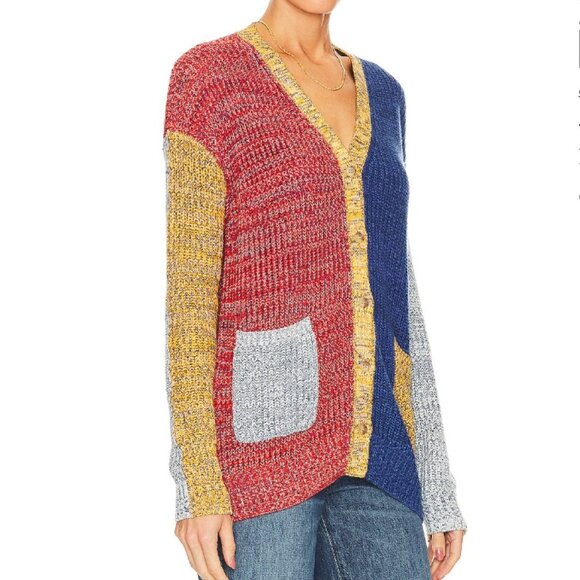 Solid & Striped The Riley Cardigan in applewood combo size small - Picture 3 of 9